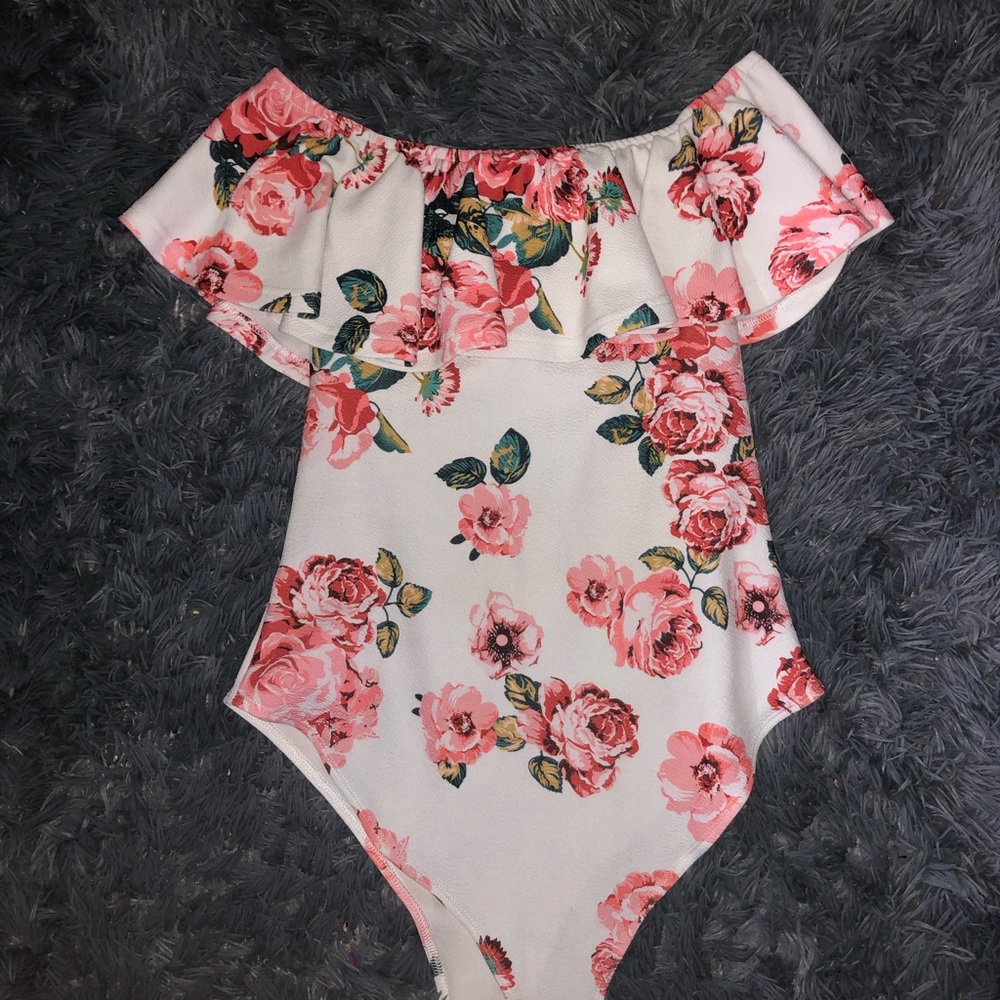 Floral Spring Flounce Style BodySuit!